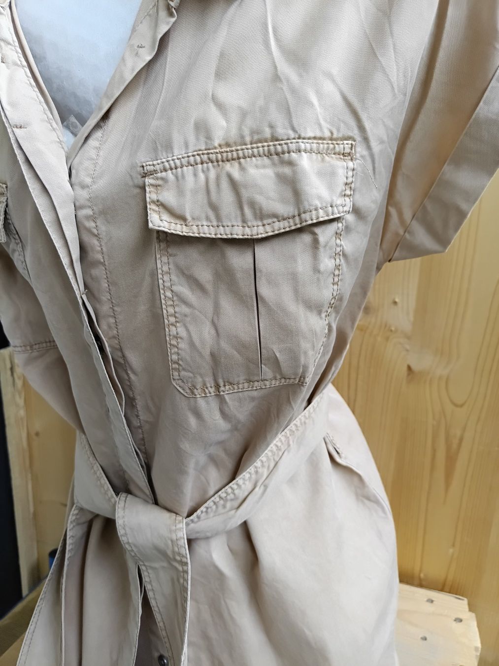 H&M Kleider: Sommerliches Hemdblusenkleid mit Gürtel – Neu (gemäss Beschreibung) aus Wängi von Ladys_First 1