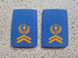  Gradabzeichen Patten Set Feldweibel Sanitätstruppen