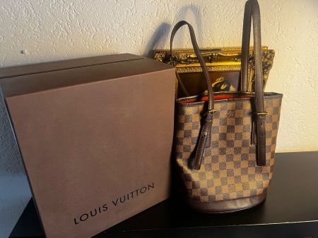 Louis Vuitton Damier Bucket Tasche + Original Box Vintage