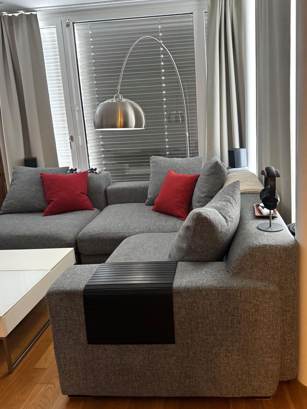 Sofas: Ecksofa "CLOUD", Stoff, perlgrau – Gebraucht aus Emmen von Kimutaku 2