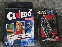 Cluedo Kartenspiel + Star Wars Kartenspiel
