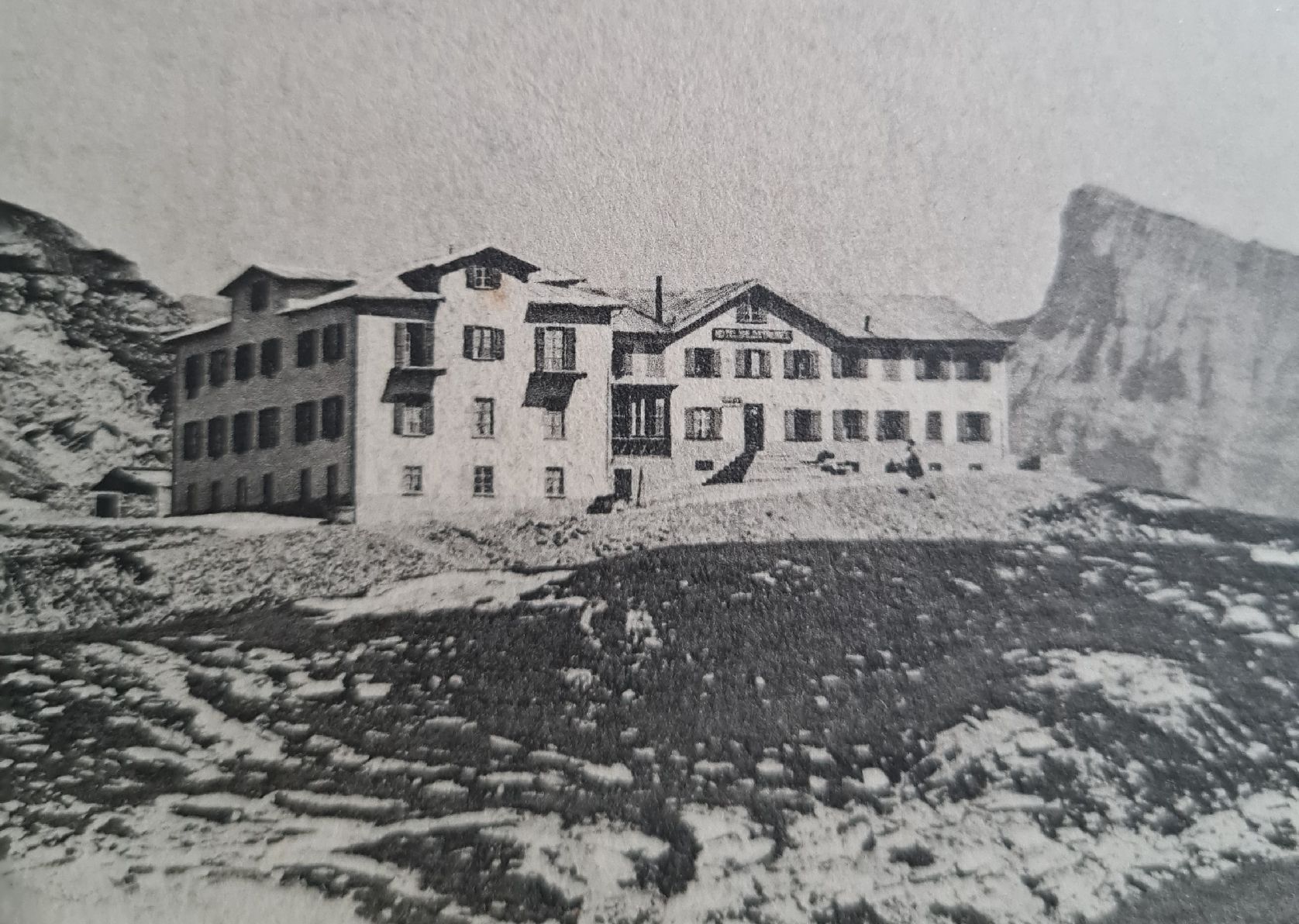 Cartoline postali: Gemmi Passhöhe Hotel Wildstrubel 1917 – Usato da Ebikon venduto da Donar50 1