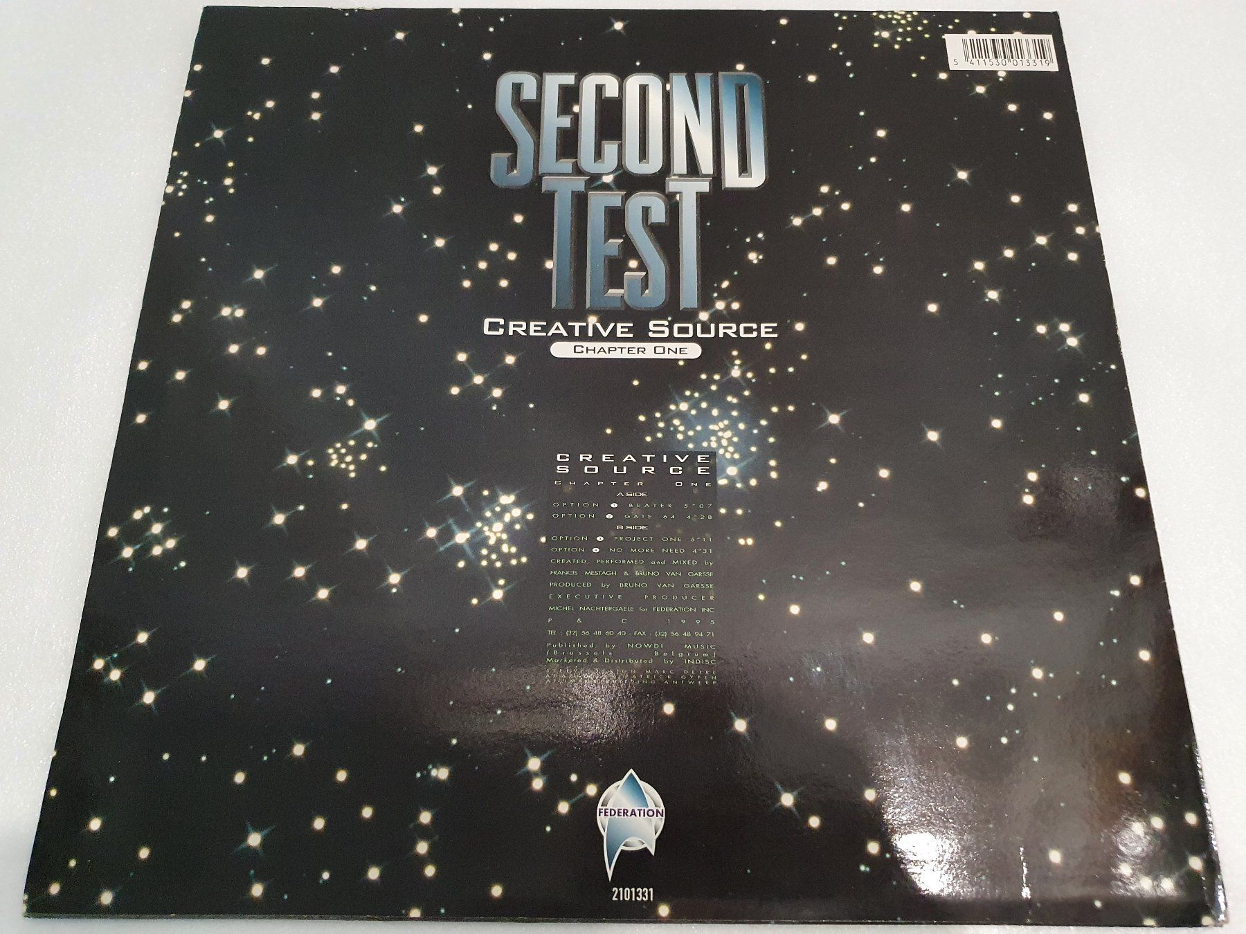 Schallplatten: Second Test – Creative Source Chapter One (Techno, Trance) – Gebraucht aus Uster von Vinyl-Leidenschaft 1