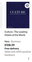 "Culture: The Leading Hotels of the World"-NeuPreis über 100