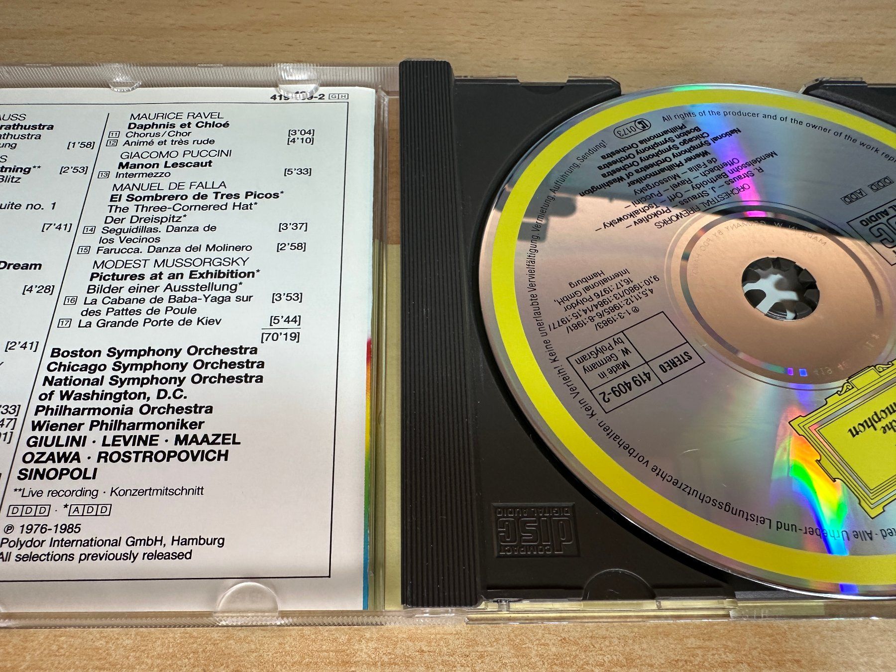 CD: D8 Various – Orchestral Fireworks – Usato da Rikon im Tösstal venduto da Alpenmutz 2