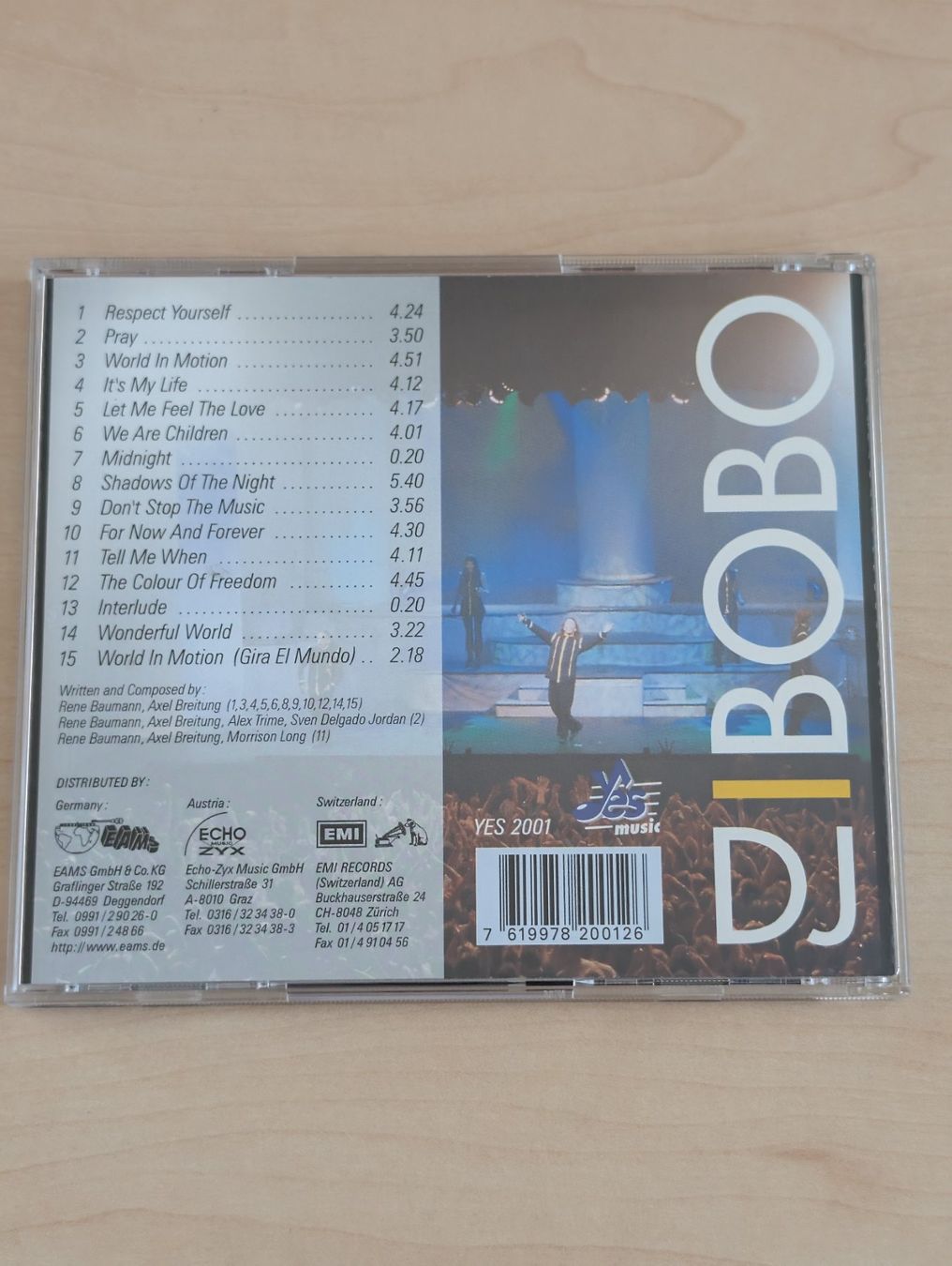 CD: DJ Bobo - World in Motion – Usato da Spiez venduto da Crazyduck 1