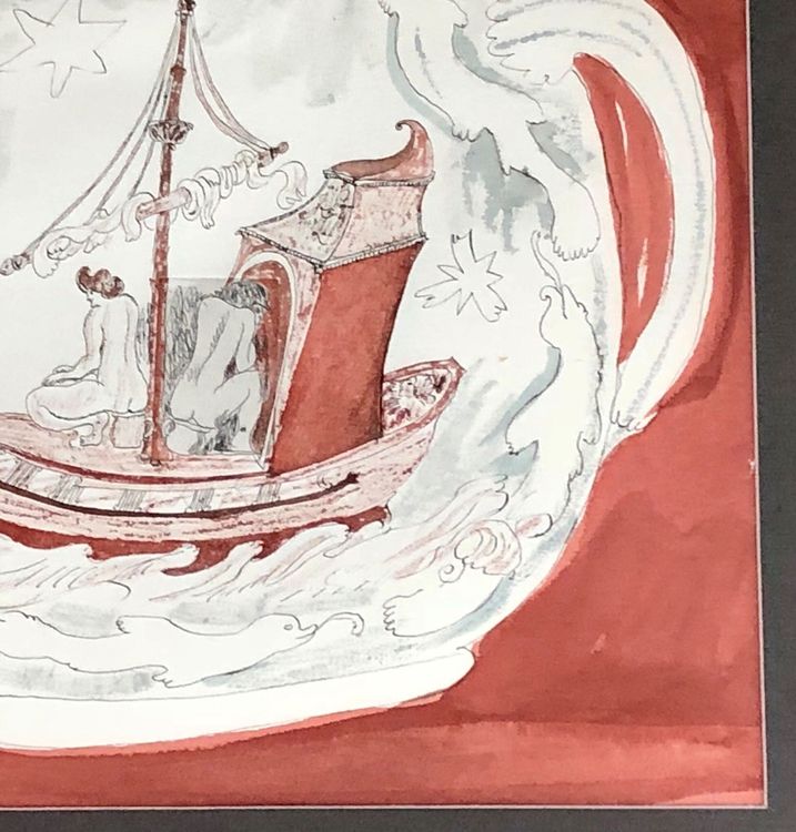 Steivan Liun Könz Orig. Aquarell Kaufen auf Ricardo