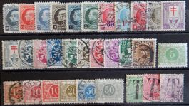 Belgien Lot mit alten Werten XI