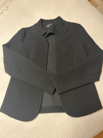 Damen Blazer Street One schwarz Strukturstoff Grösse 36