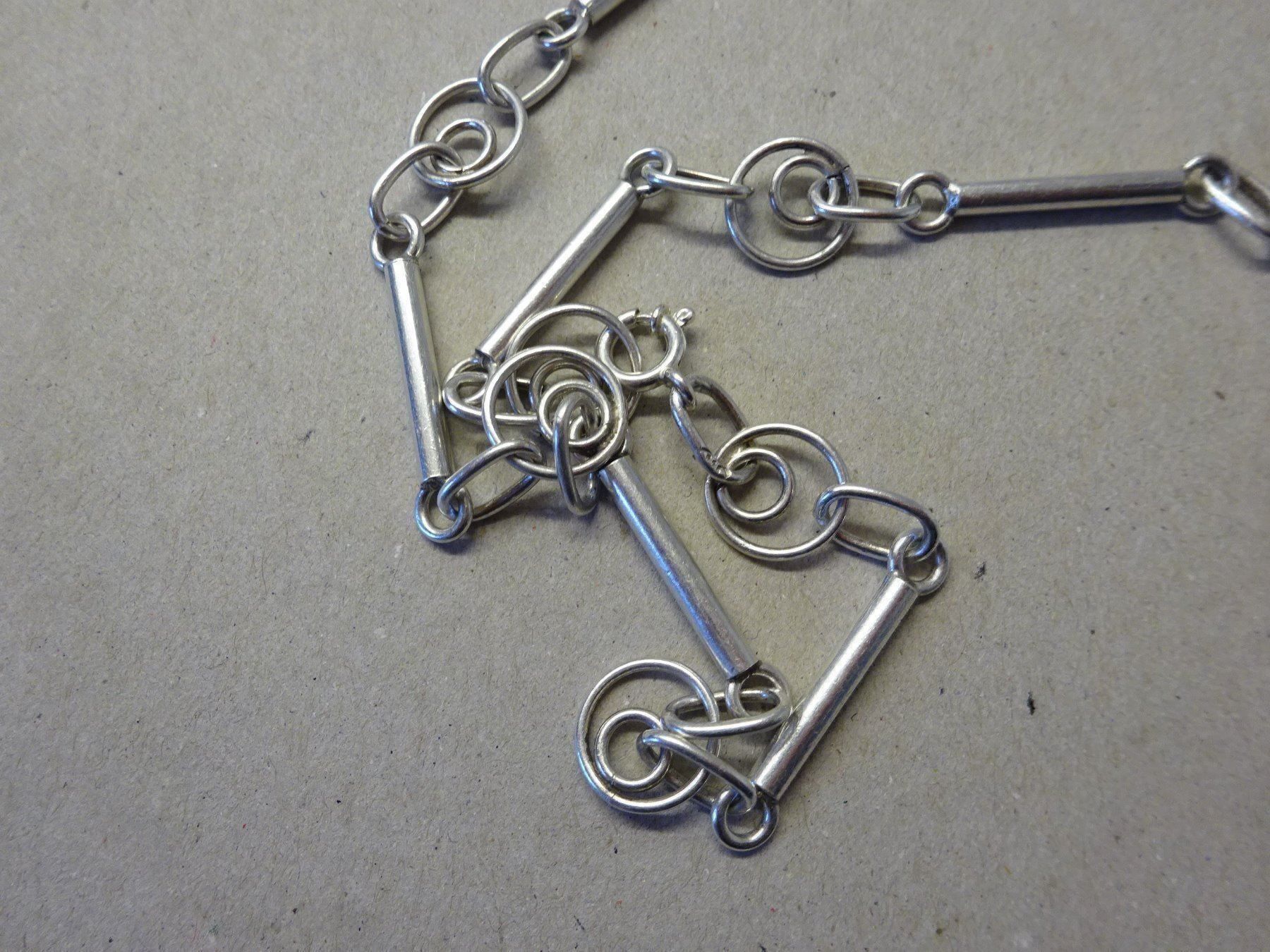 Catenine: Interessante Kette - 925 Silber – Usato da Esslingen venduto da eintagammeer 9