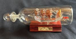 Glasschiff in Glasflasche Kunsthandwerk / 1545 The Mary Rose