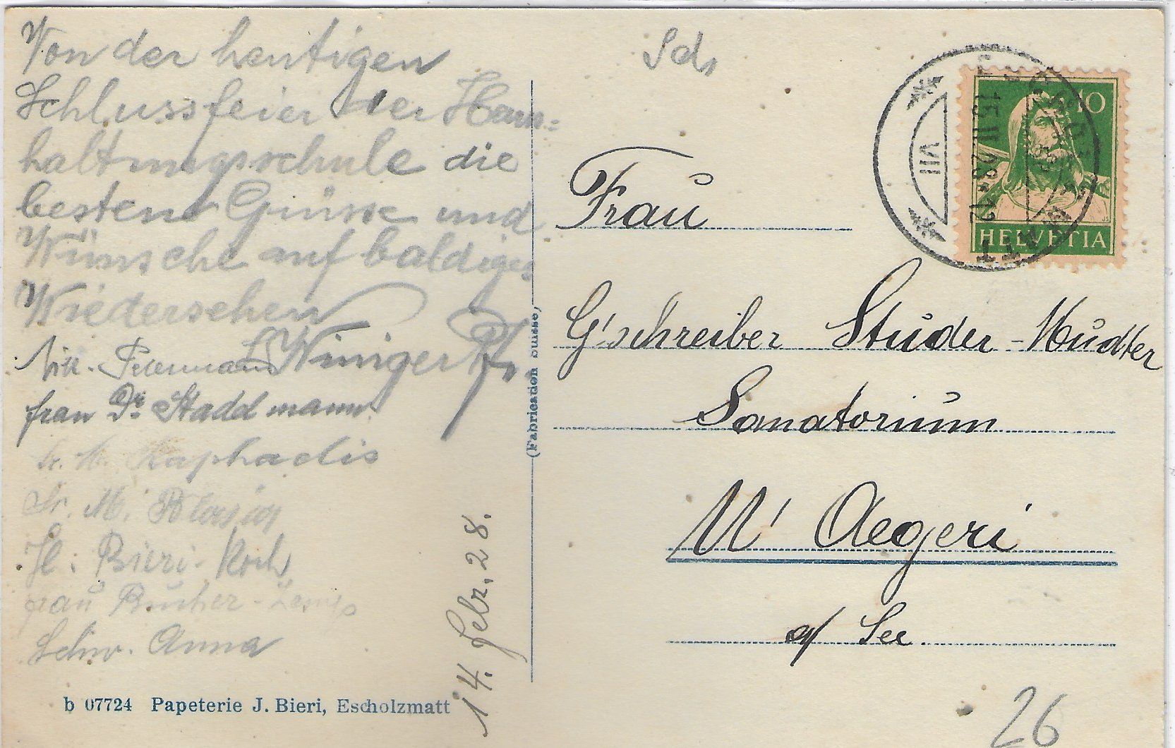 Cartoline postali: Escholzmatt - Generalansicht – Usato da Ettingen venduto da Kartenplanet 1