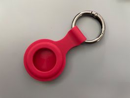 Schlüsselanhänger, AirTag Hülle, Air Tag Hülle, rot (!)