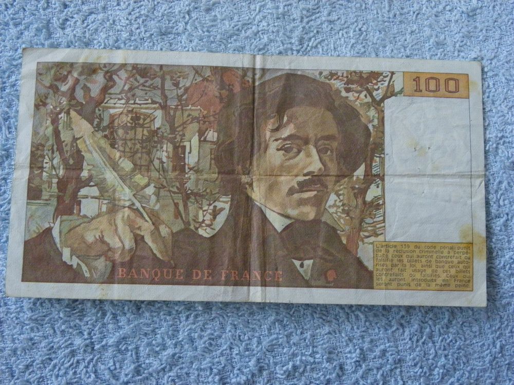Billet France 100 Francs - Delacroix - 1978 - Série W.9 - F.69.01h