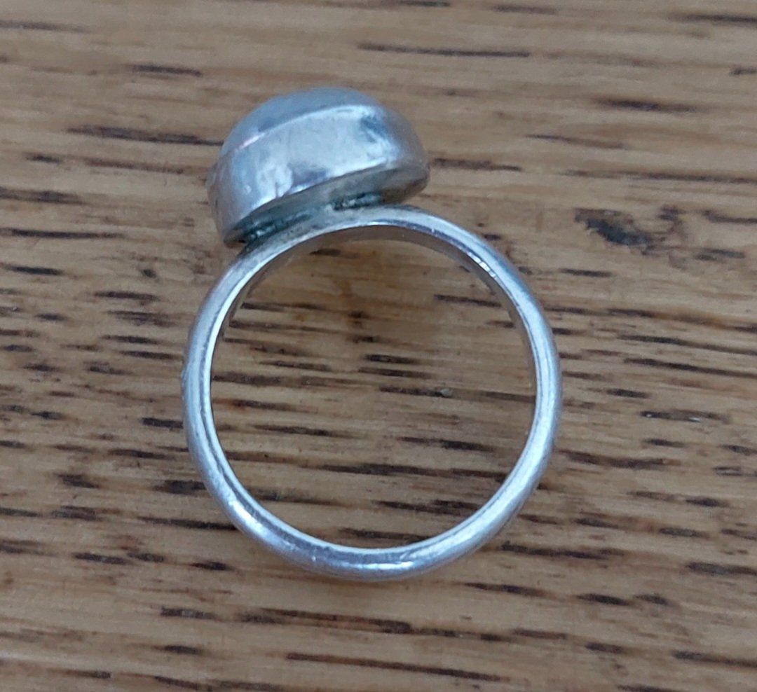 Anelli: Silberring Mondstein – Usato da Aarau Rohr venduto da meeruisland 2