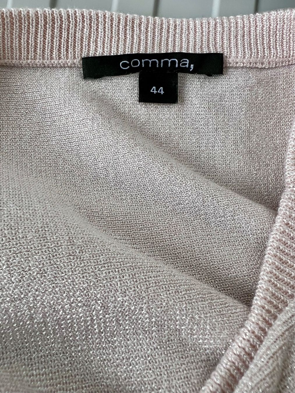 Comma Maglioni & Felpe: Comma Feinstrick Pullover 44 rosa-silber ✨ – Usato da Hägendorf venduto da Gattonella 2