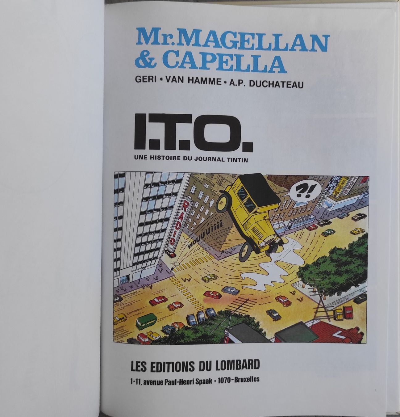 Fumetti: Mr. MAGELLAN 4. I.T.O. (Geri & Van Hamme) – Usato da Biel/Bienne venduto da pijama 1