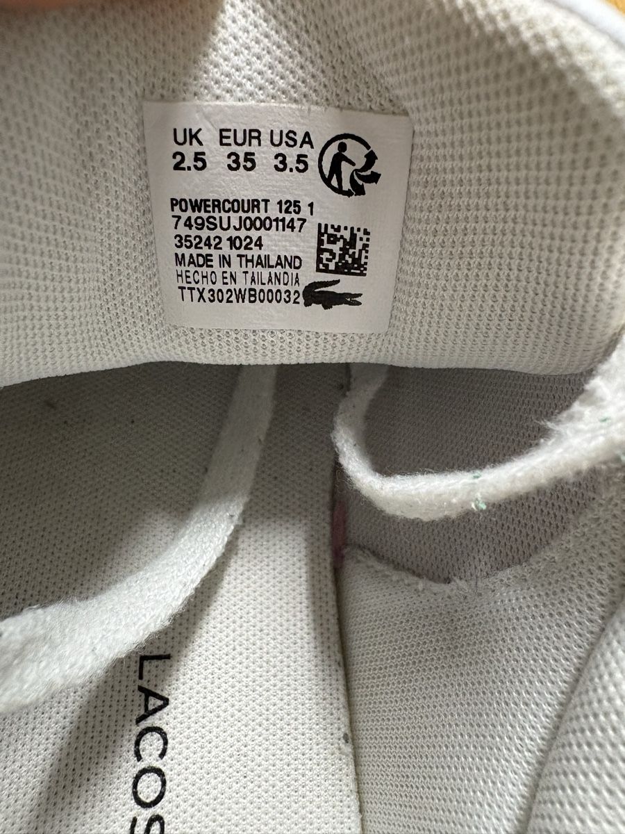 Lacoste Scarpe da uomo: Scarpe Lacoste bianche Tg. 35 – Usato da S. Antonino venduto da LIKA91 5