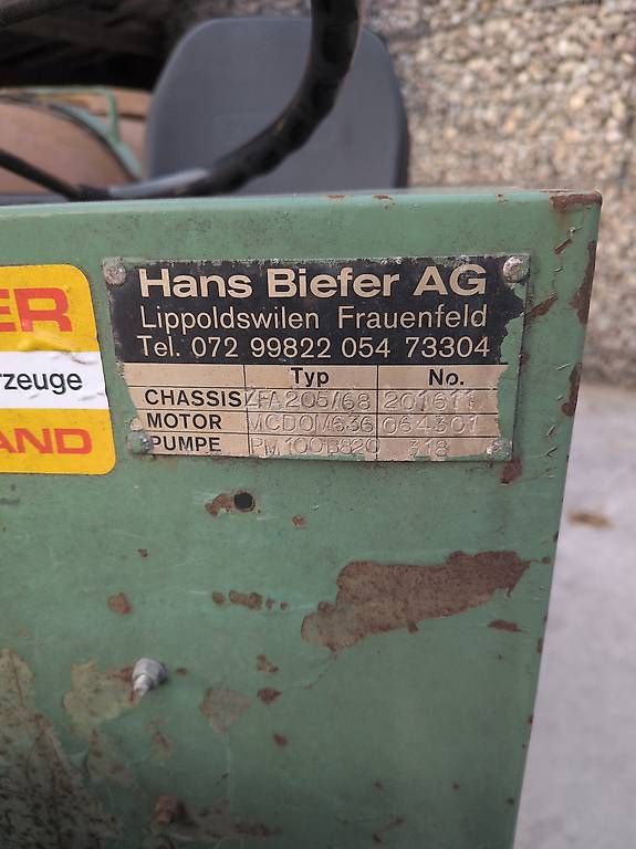 Toutes les machines: Biefer Spritzfahrzeug – D'occasion à Oschwand par noe_2h6m 2