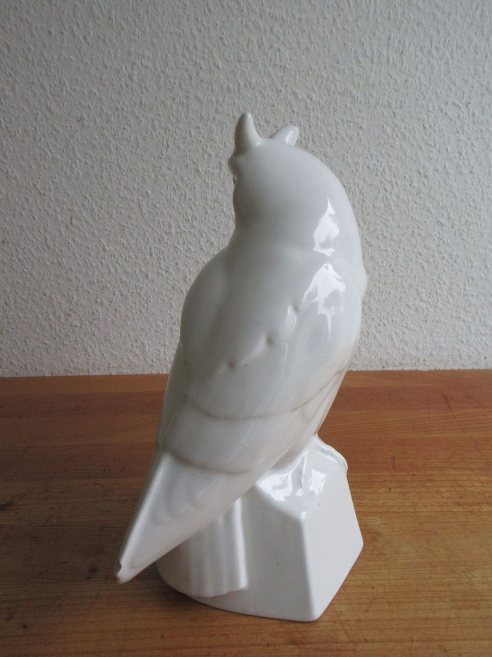 Statuette: Laufen Keramik - weiss Eule, selten! – Usato da Binningen venduto da mondoantico 3