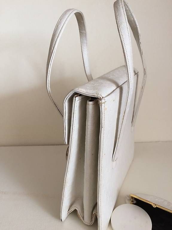 Taschen für Damen: Vintage Handtasche aus Straussen Leder – Gebraucht aus Zürich von suschi04 4