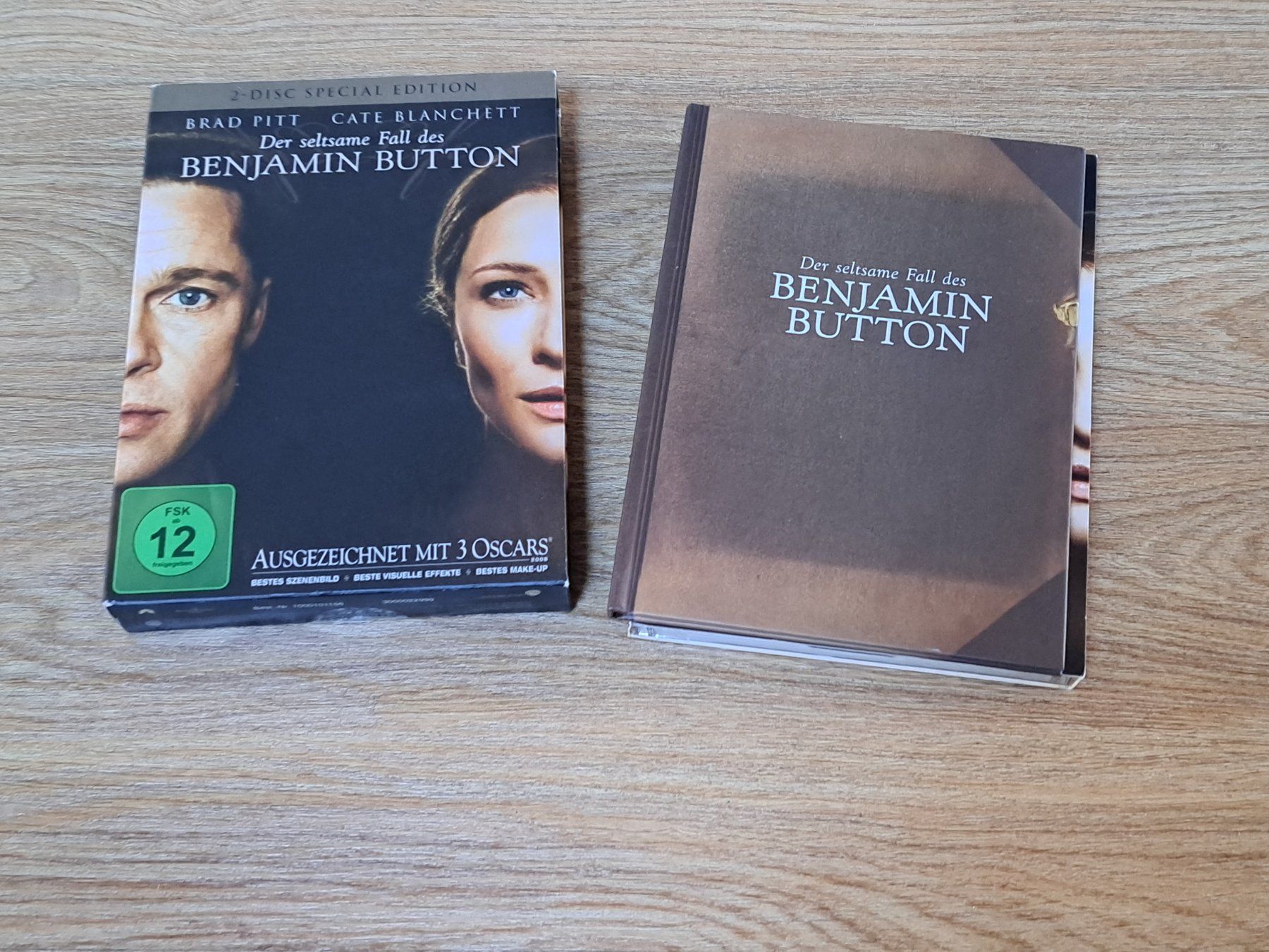 Alle DVDs: Der Seltsame Fall des Benjamin Button, Boxset 2 DVDs+Booklet – Gebraucht aus Unterseen von Kanica 6