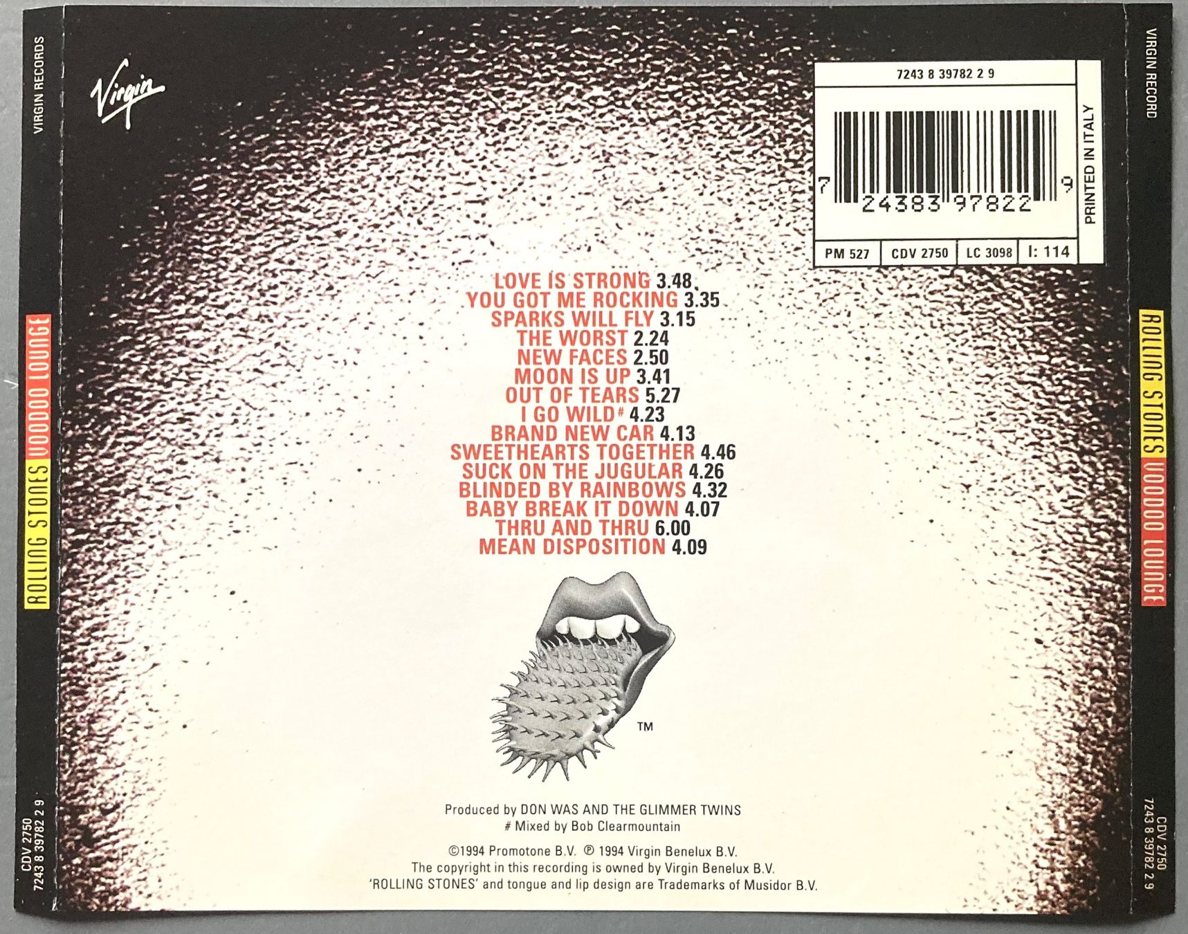 CD: THE ROLLING STONES - VOODOO LOUNGE – Usato da Poliez-Pittet venduto da Newtown-Records 1