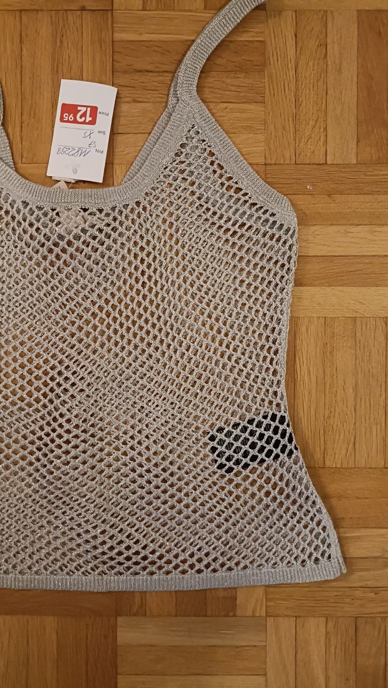 Tops: Top grau-glitzrig Gr. XS, – Neu und originalverpackt aus Dübendorf von Me_sa 1