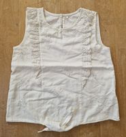 Weisse Bluse mit Flitter, Gr. 110