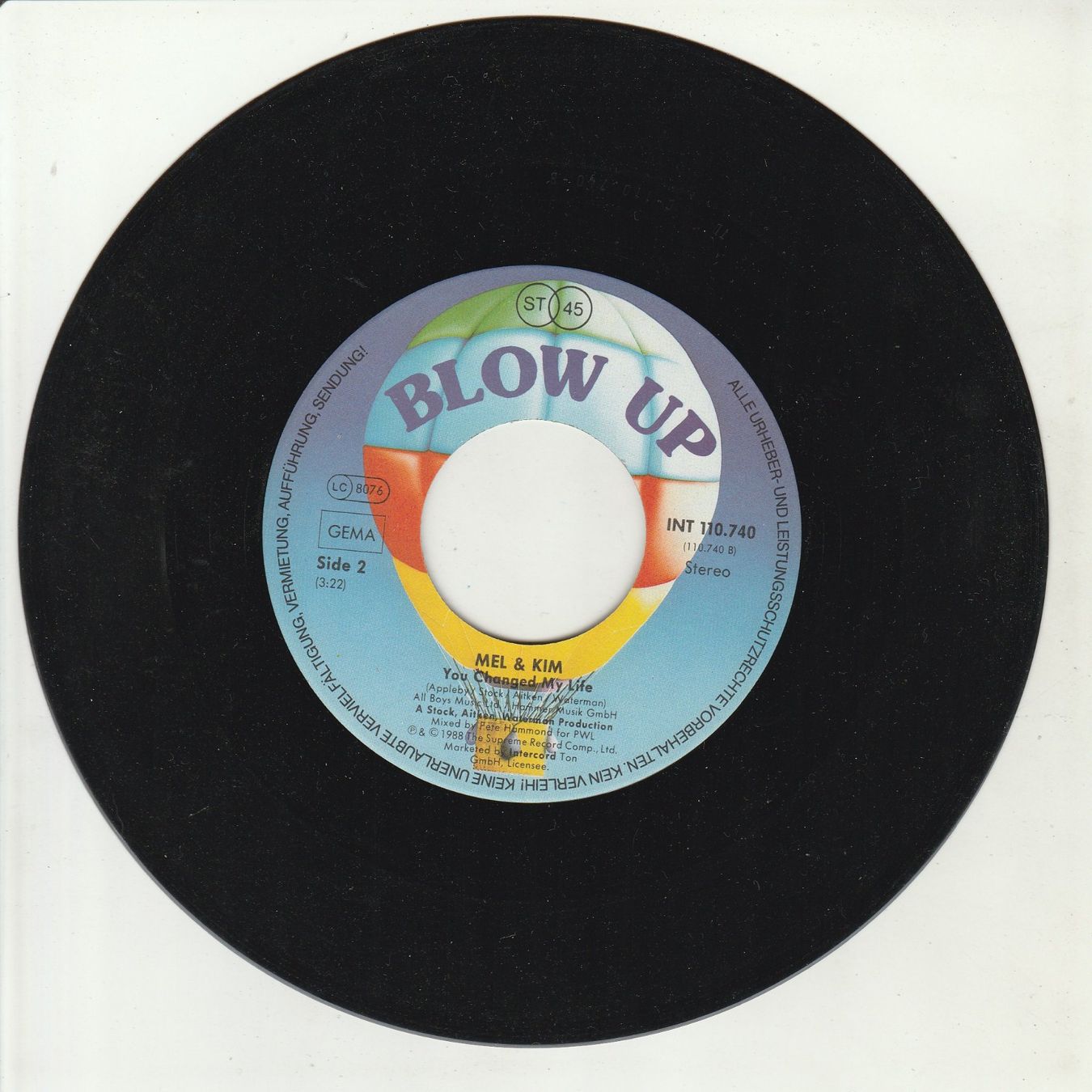 Schallplatten: Mel & Kim - That's the way it is 7" Vinyl 1988 – Gebraucht aus Tübach von JamesStone 3