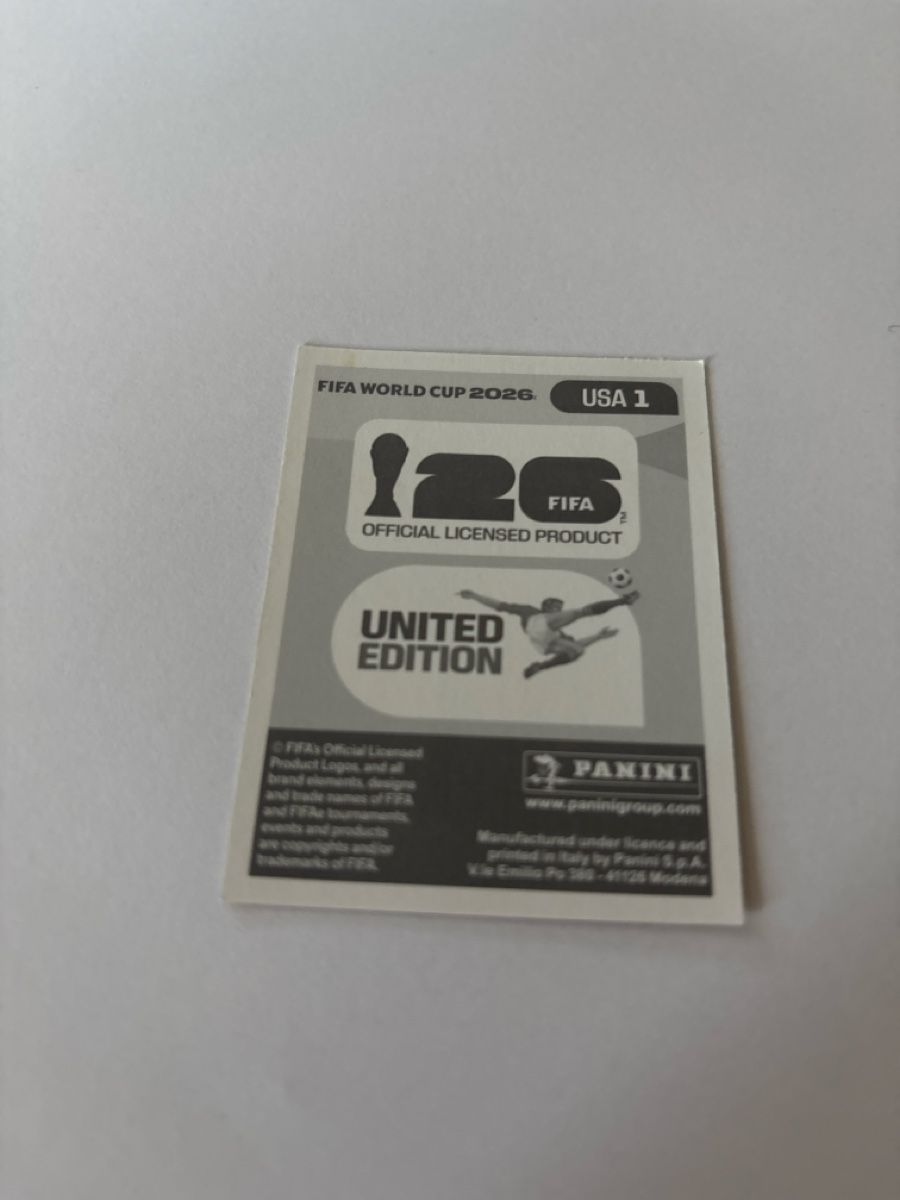 Panini Carte collezionabili: Panini Bild USA1 – Nuovo (secondo la descrizione) da Rechthalten venduto da Thierry_89 1