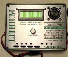 Top Li-Poly Lader/Entlader AstroFlight USA 1-9 Zellen(em76)