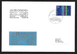 Sonderbrief A. 1272 25. Züspa Zürich 26.9.-6.10.1974