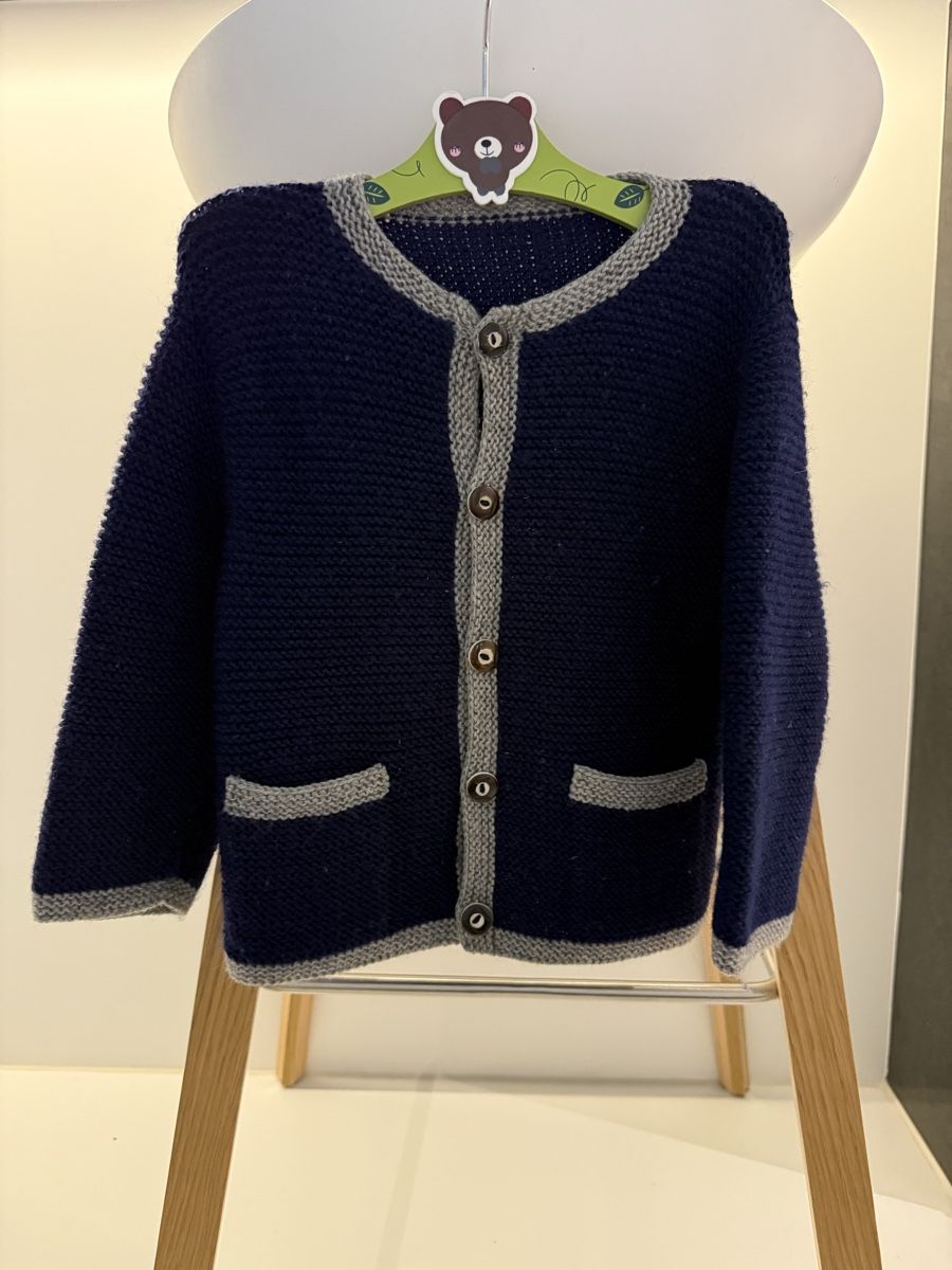 Giacche & Cappotti: Trachtenjacke, marineblau/grau, Grösse 92, Winter – Usato da Ebikon venduto da InesUndElf