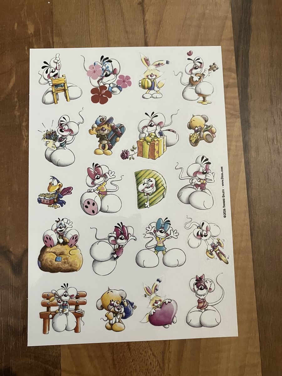 Autocollants: Diddl is back 1 Stickerbogen – Neuf avec emballage d'origine à Bözberg par Sape9192