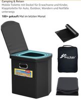 NEUE Mobile faltbare WC-Toilette