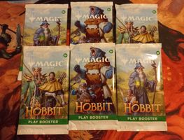 6x MTG The Hobbit Booster play English OVP Sealed
