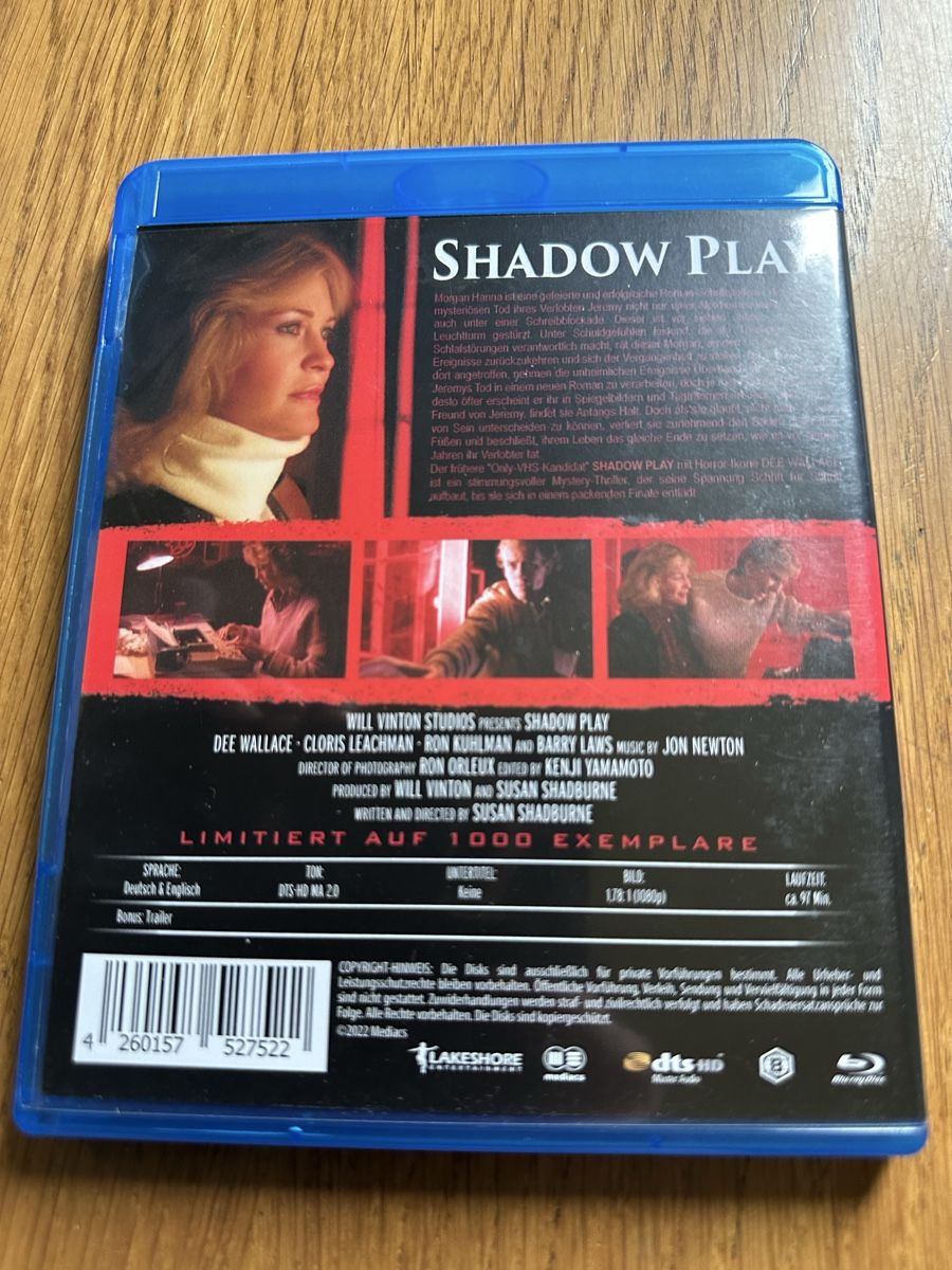 Tutti i DVDs: Shadow, play Mediacs Bluray ￼ – Usato da Benken ZH venduto da Audi-erich 1