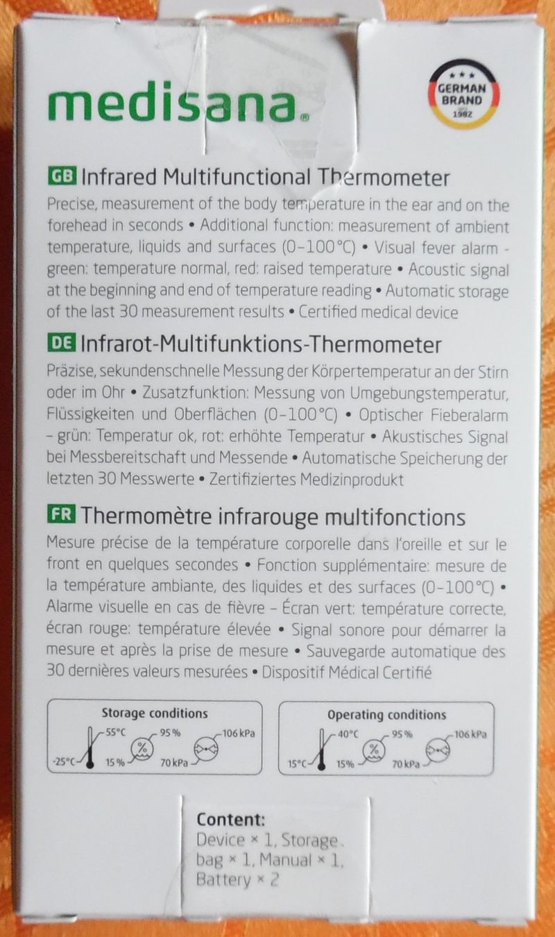 Medisana Medizinische Geräte: Medisana Thermometer + Insektenstichheiler – Neu und originalverpackt aus Bellinzona von Luna093 2