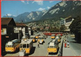 CHUR Post- und Bahnhofplatz - Bahn - Postauto