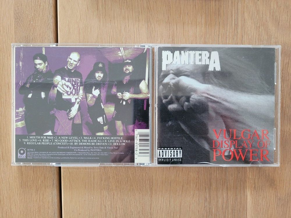 CD Pantera - Vulgar Display Of Power, 1992 (Gebraucht) in Nebikon für ...