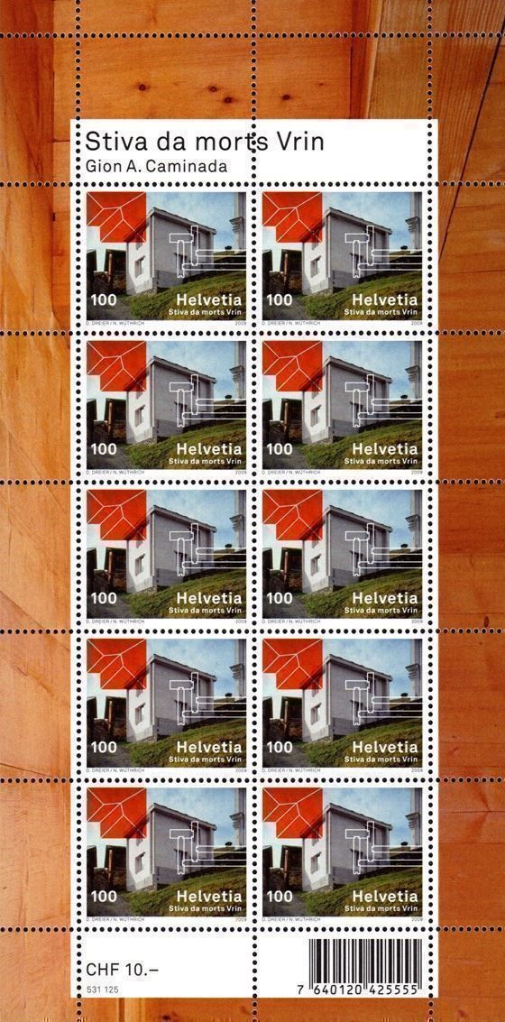Tutti i francobolli: BOGEN Architektur -Stiva da morts Vrin** 2009 – Nuovo (secondo la descrizione) da Dottikon venduto da haeusibuh5