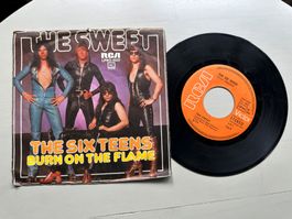 SWEET tolle Single The six teens Top 1974 Glam Hard Rock