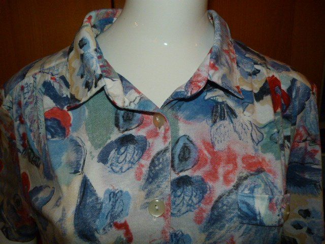 Vestiti: Shirtkleid, Gr. 46, weiss-bunt – Usato da Nunningen venduto da Fashion-Ave51 4