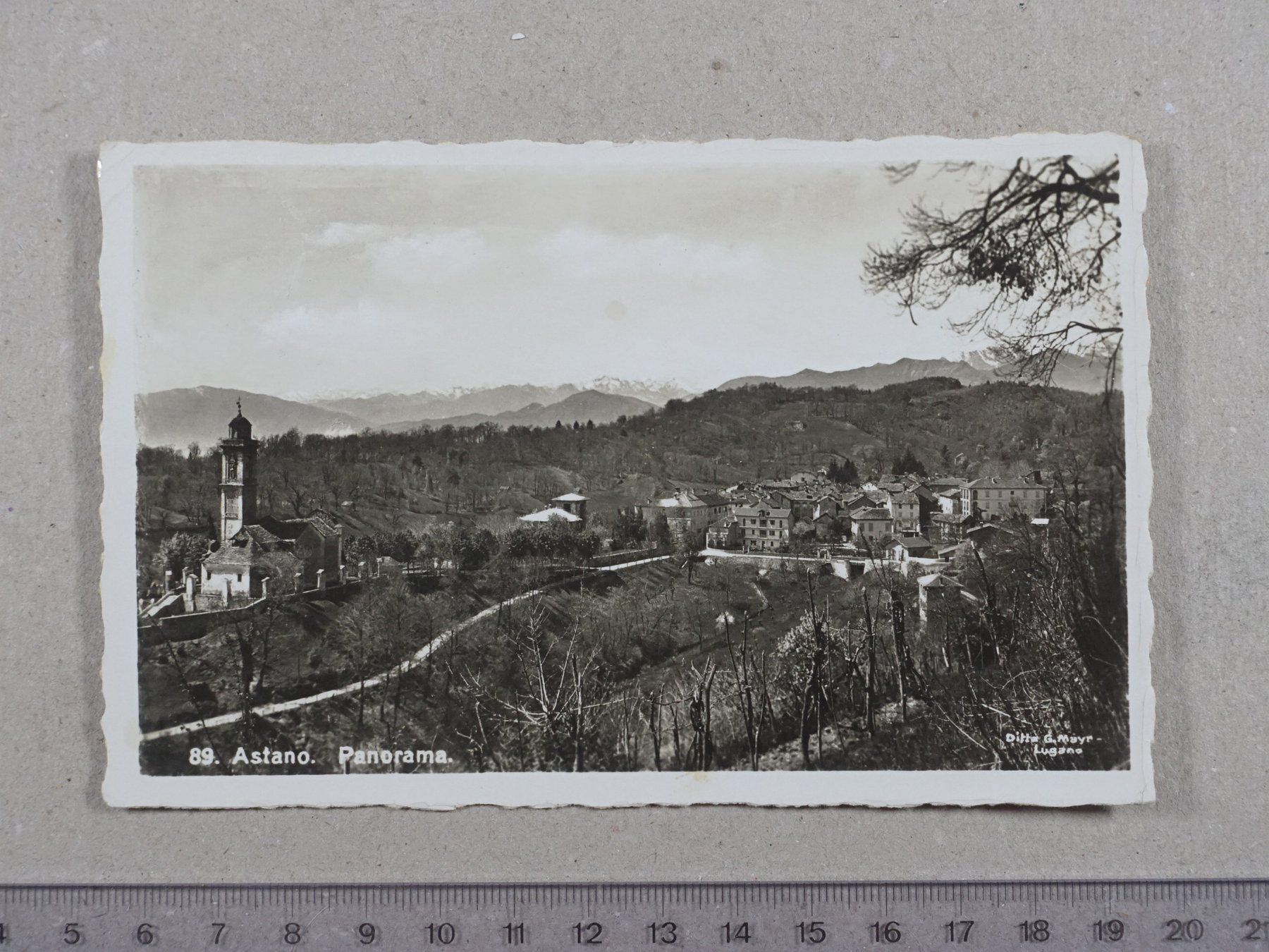 Cartes postales: Astano, Panorama, 1942 – D'occasion à Lenzburg par fh1