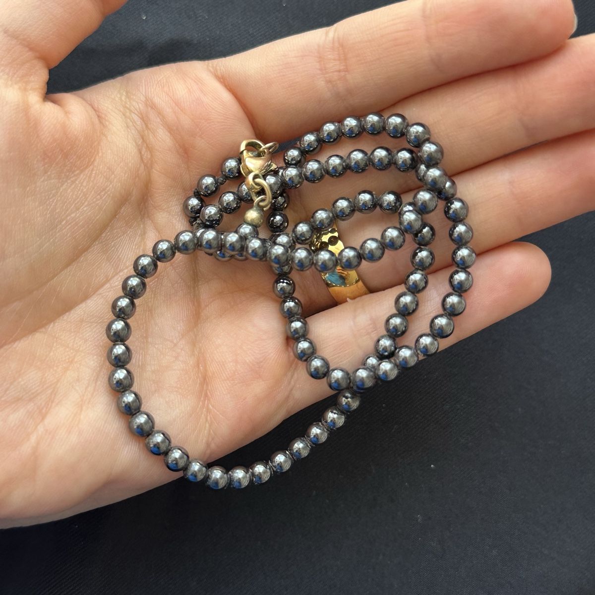 Ketten: Vintage Hématite Halskette – Gebraucht aus Givisiez von dor_xb9k 2
