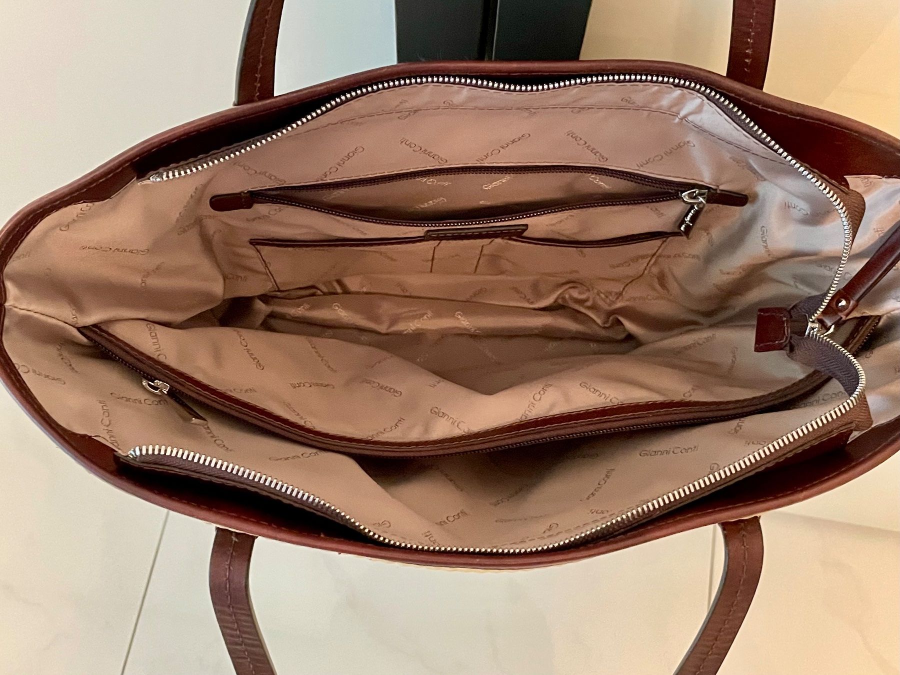 Borse da donna: Stylische Sommertasche Conti mit Leder – Nuovo e nell'imballaggio originale da Winterthur venduto da seamaster1 2