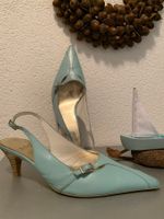 Pumps, ein Vintage-Schätzchen in türkis, 36/37