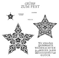 Silikonstempel Nr.951, Sterne, Weihnachten