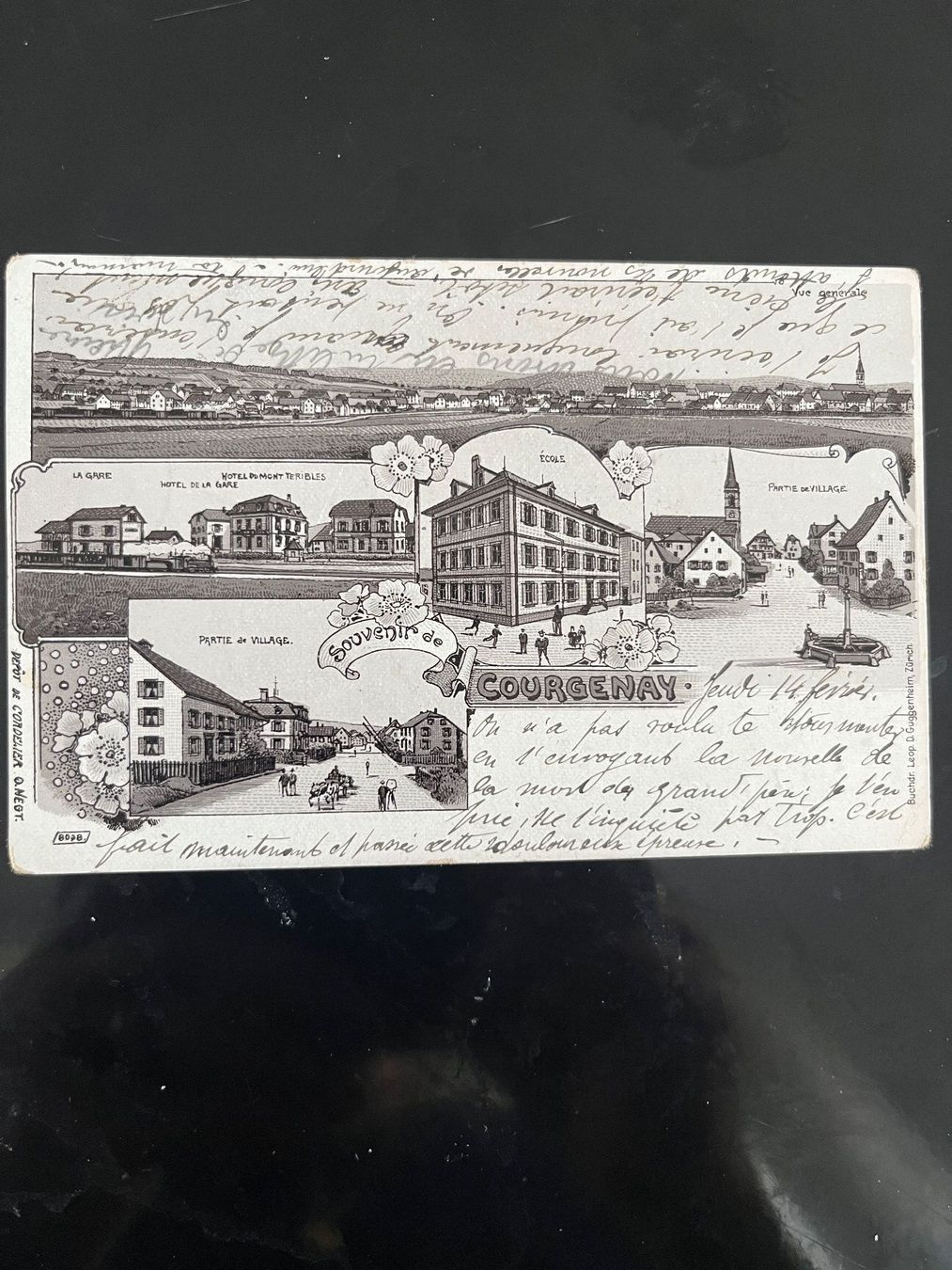 Cartoline postali: Courgenay 1907 – Usato da Courgenay venduto da Emile-Andre